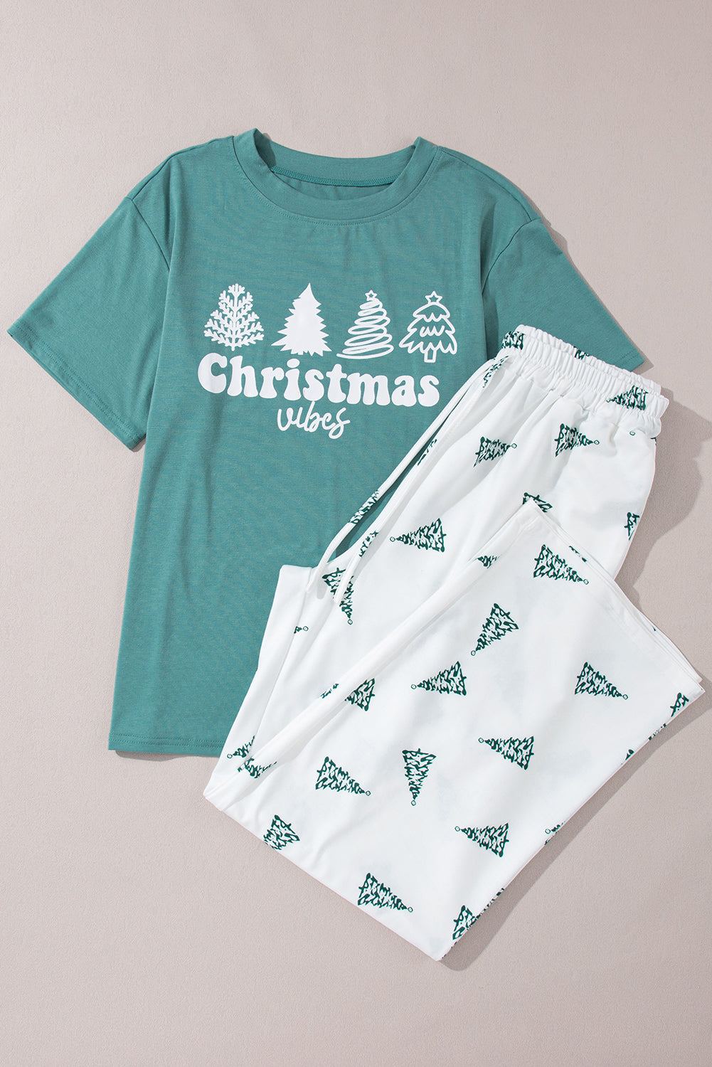 Skobel off Tree Print Tee and Pants Lounge Set