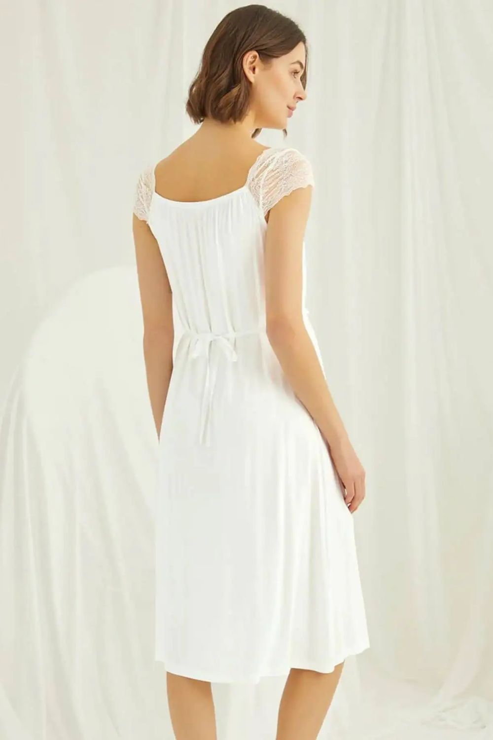 Ethel American Style Maternity Nightgown - Nursing Dress