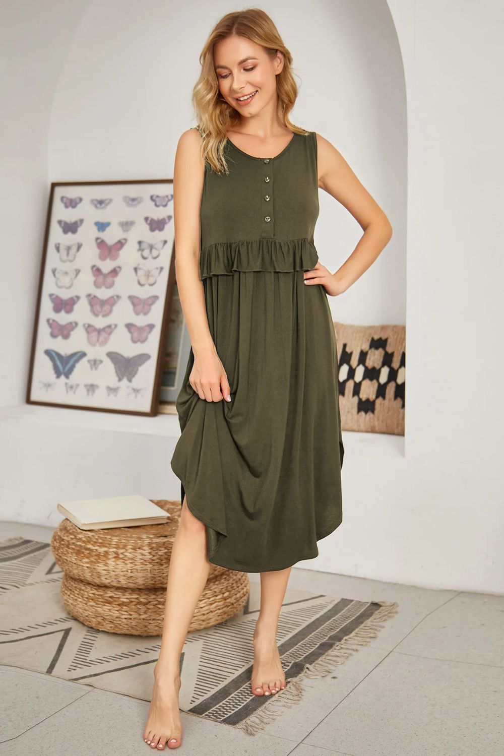 Mariella Maternity Nightgown - Nursing Dress