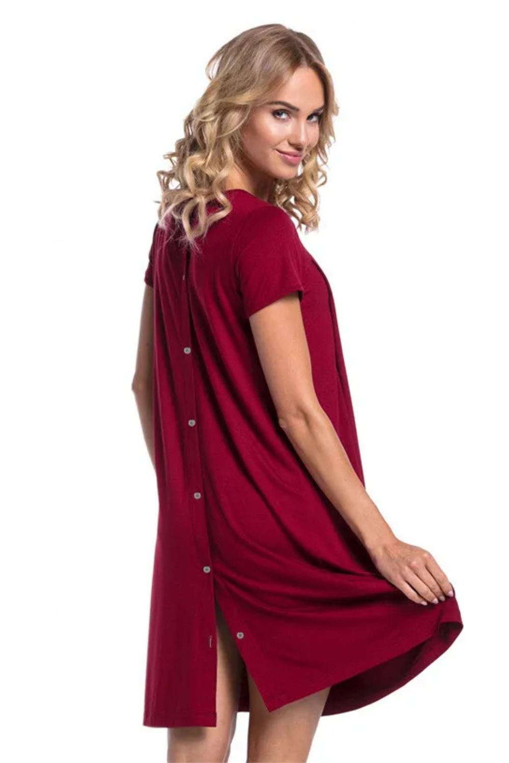 Zafira Maternity Nursing Nightgown – Summer Sleepwear