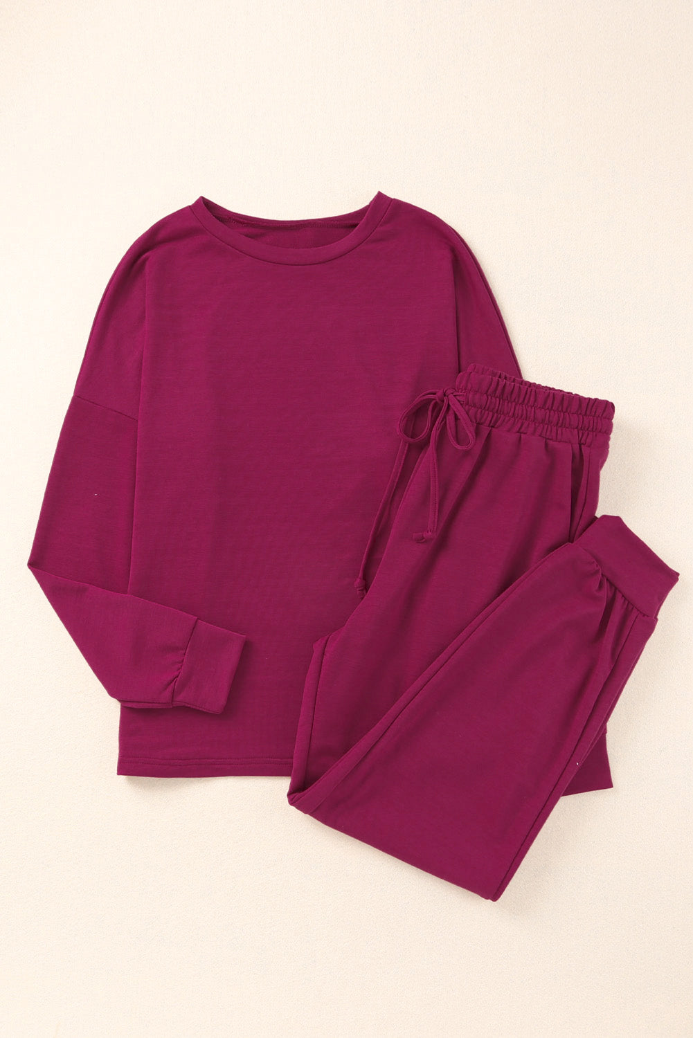 Long Sleeve Pullover & Jogger Pants Lounge Set for Valentine’s