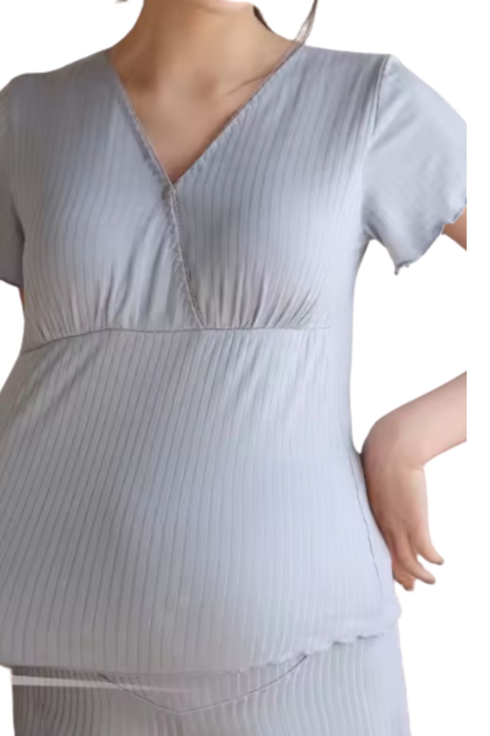 Sapphire Nursing Pajamas for Moms – Lightweight Maternity Clothes