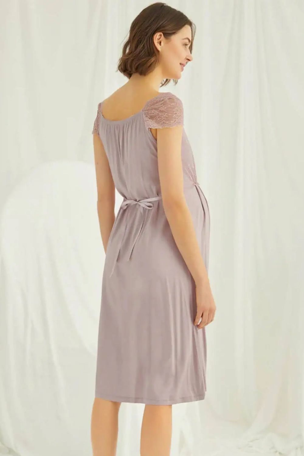 Ethel American Style Maternity Nightgown - Nursing Dress
