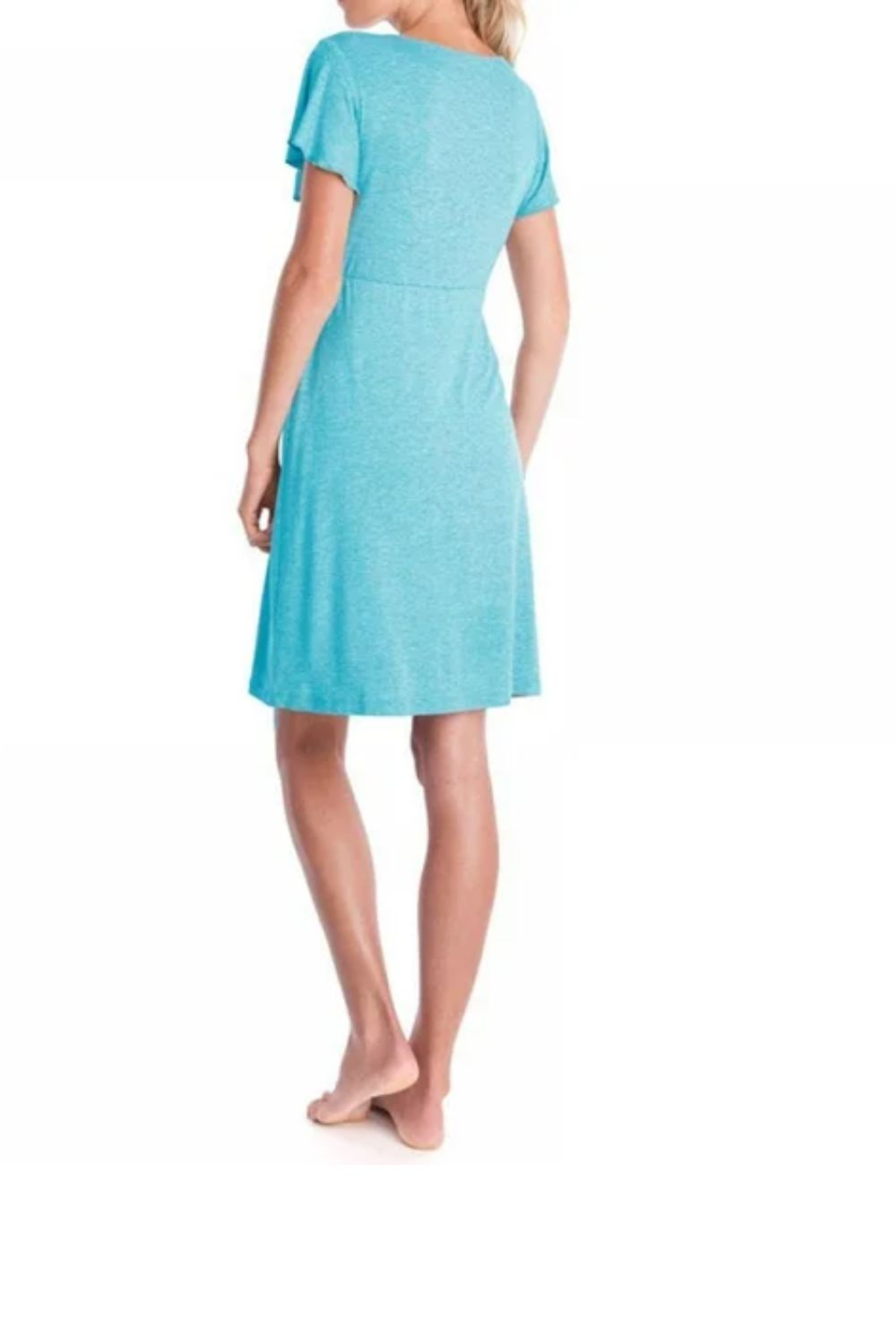 Riley Lace Maternity Robe Nightgown – With Adjustable Belt