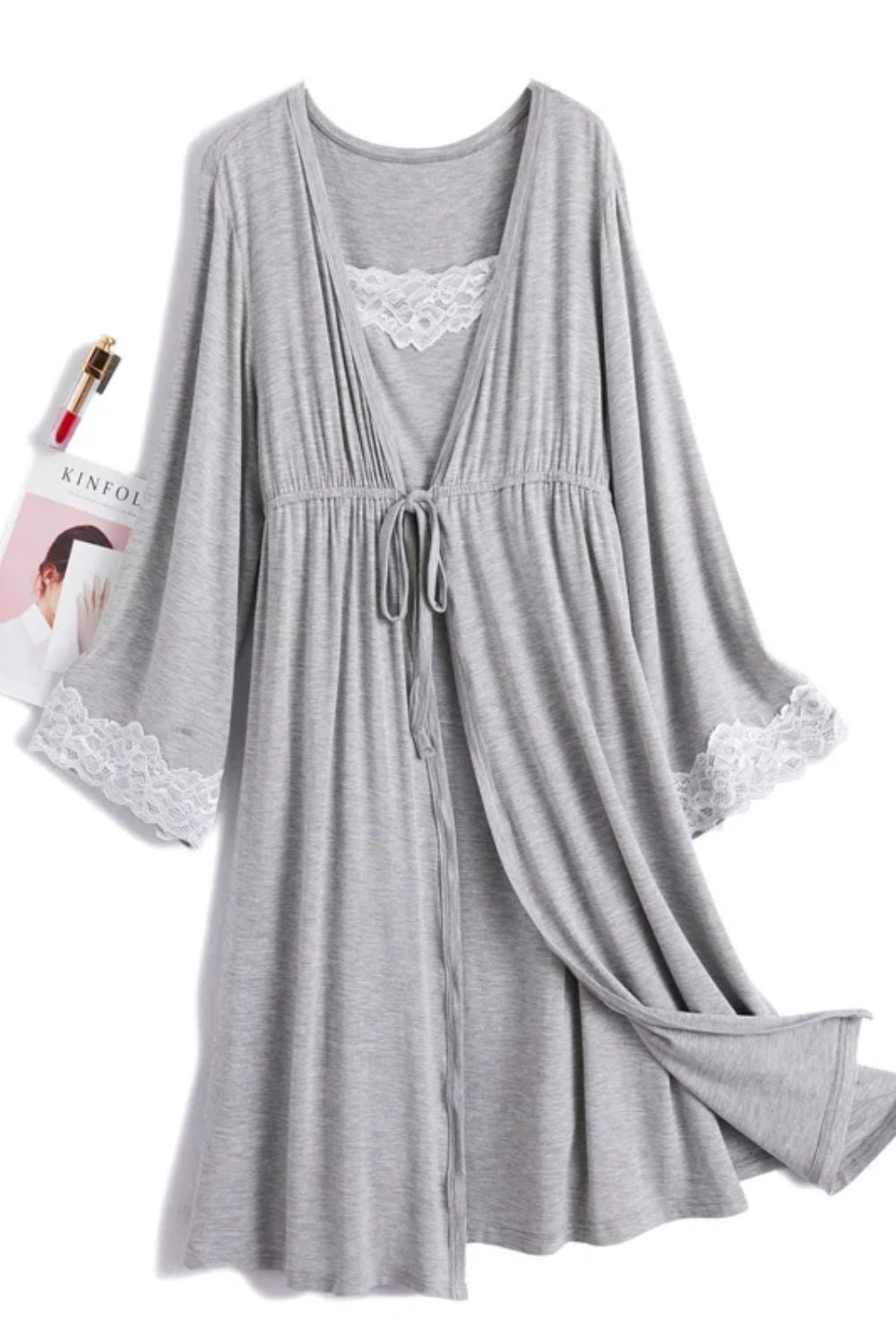 2Pcs Maternity Nursing Pajamas Set – Pregnancy Sleepwear for Moms