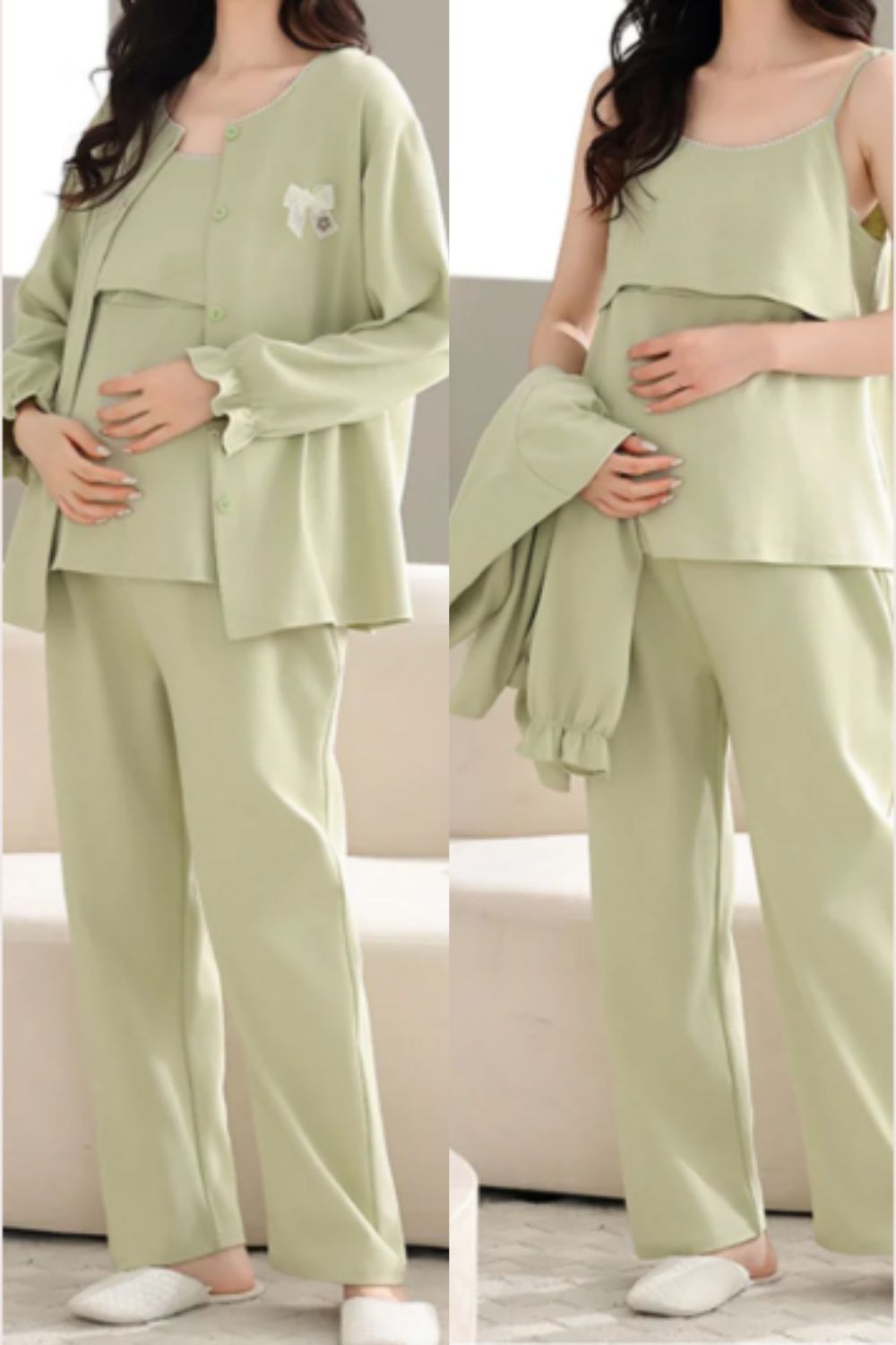 Delilah Maternity Nursing Sleepwear Sets - for Pregnant Women