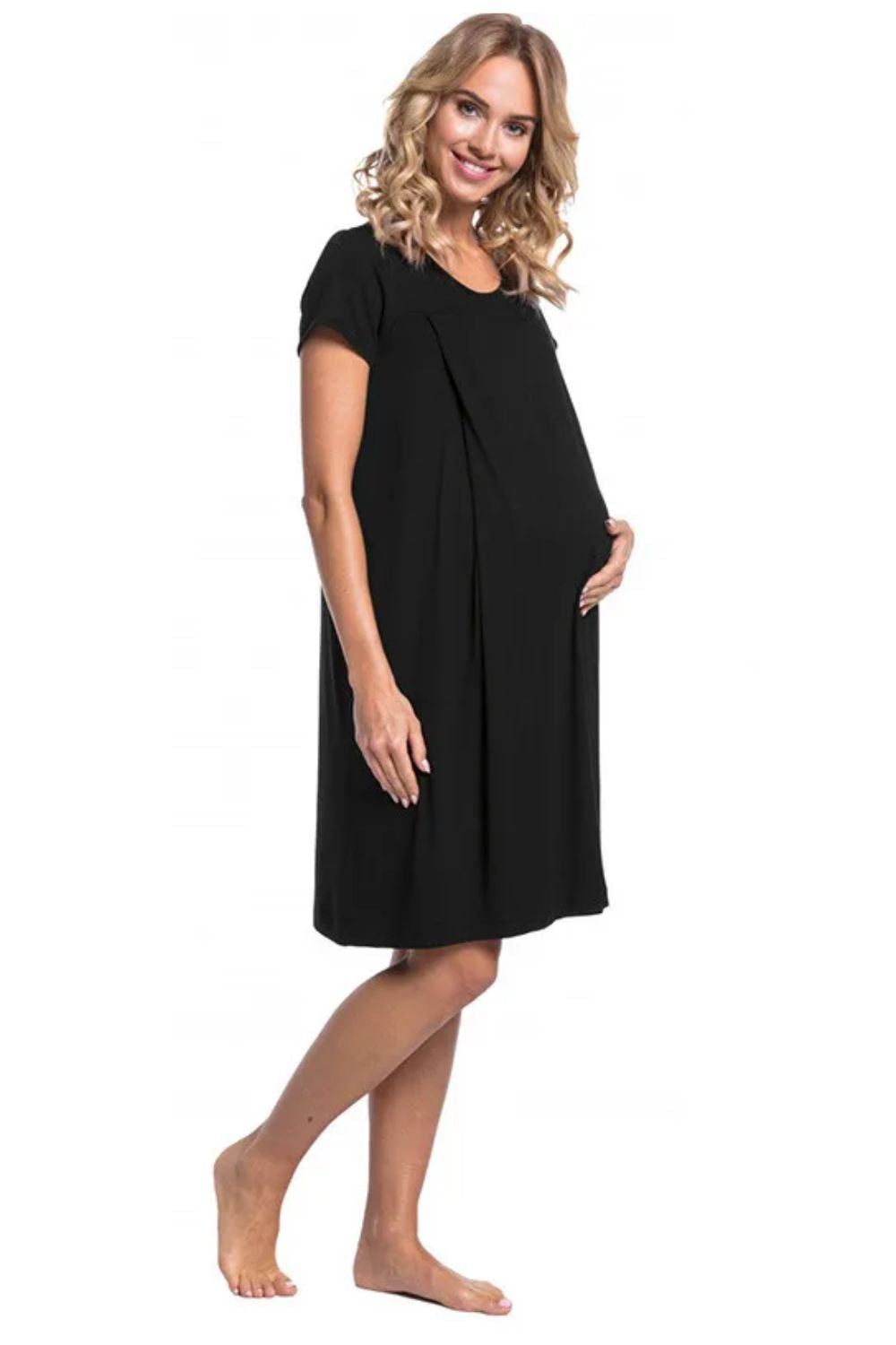 Zafira Maternity Nursing Nightgown – Summer Sleepwear