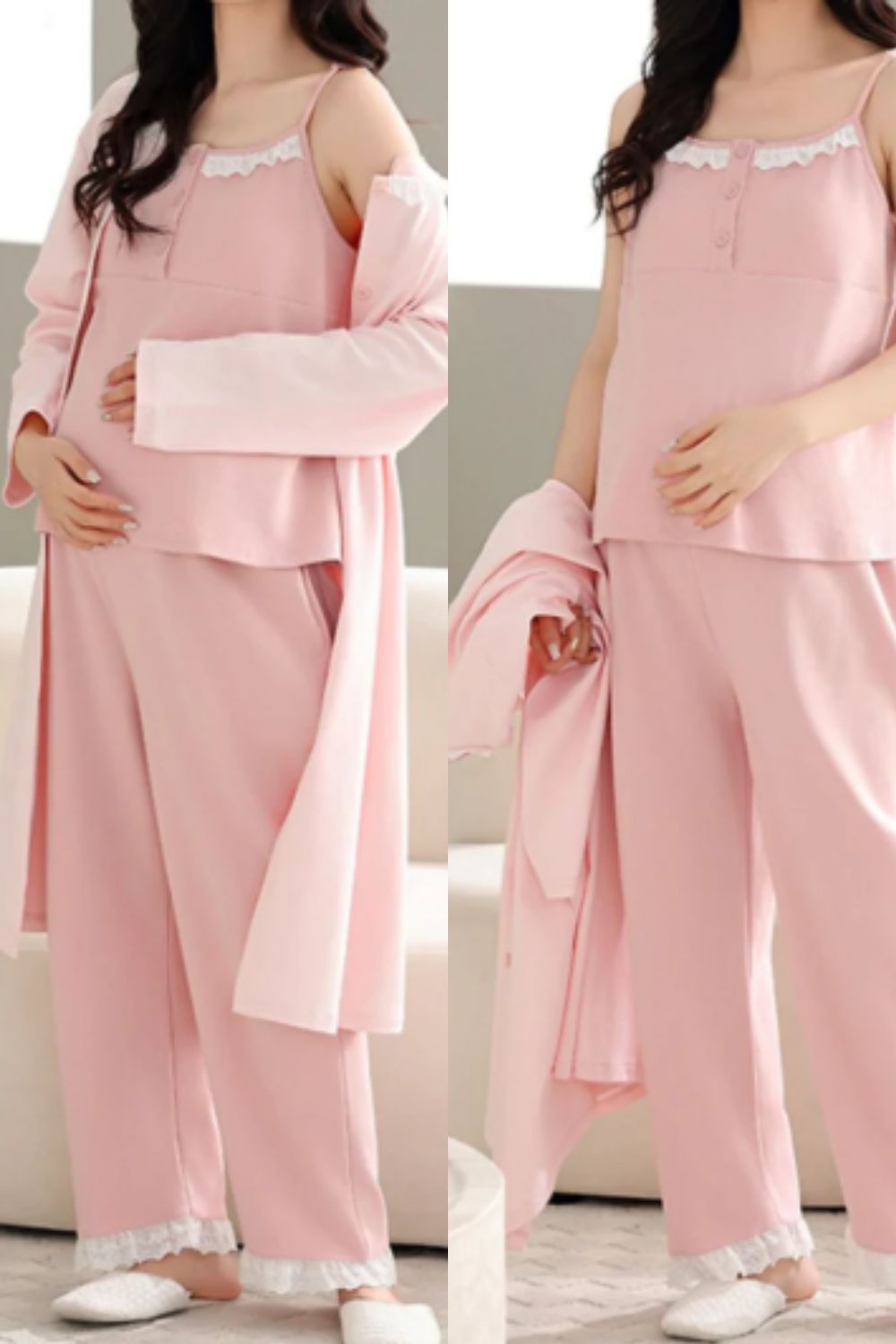 Delilah Maternity Nursing Sleepwear Sets - for Pregnant Women