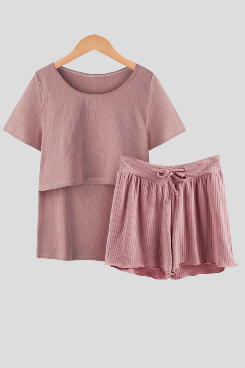 Starla Maternity Cotton Pajamas – Soft Nursing Sleepwear