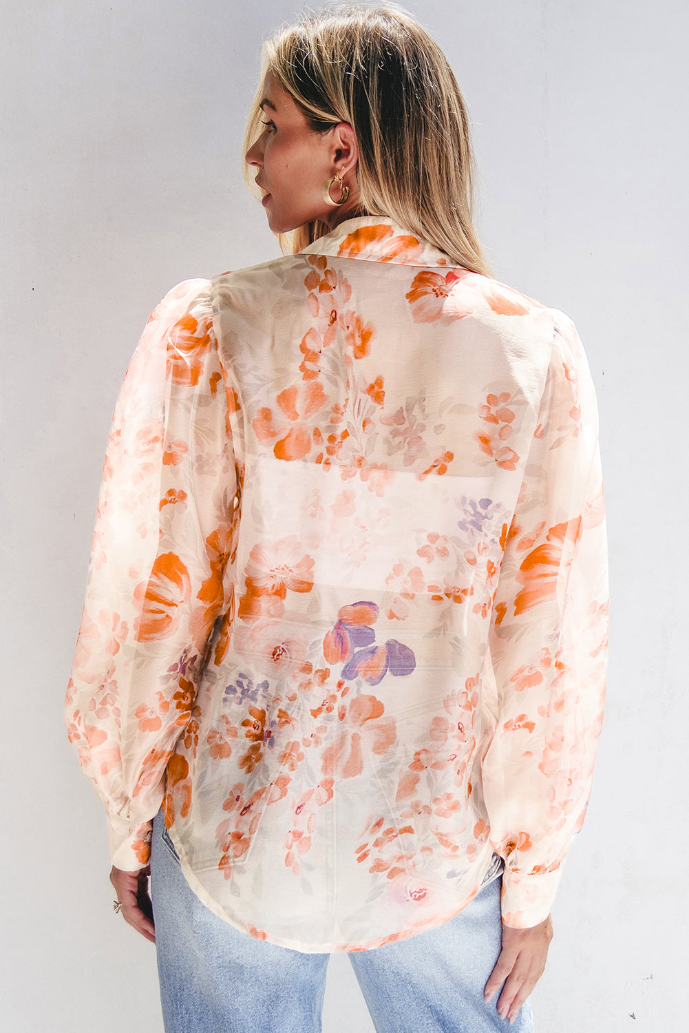 Casual chic floral shirt