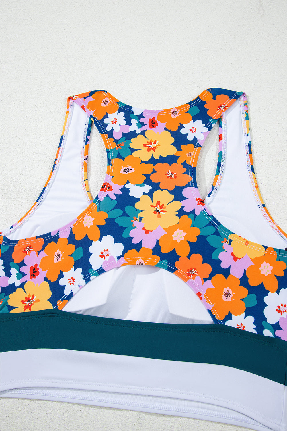 floral sporty swimsuit