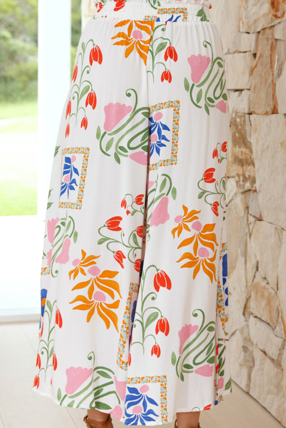 Bold print matching set