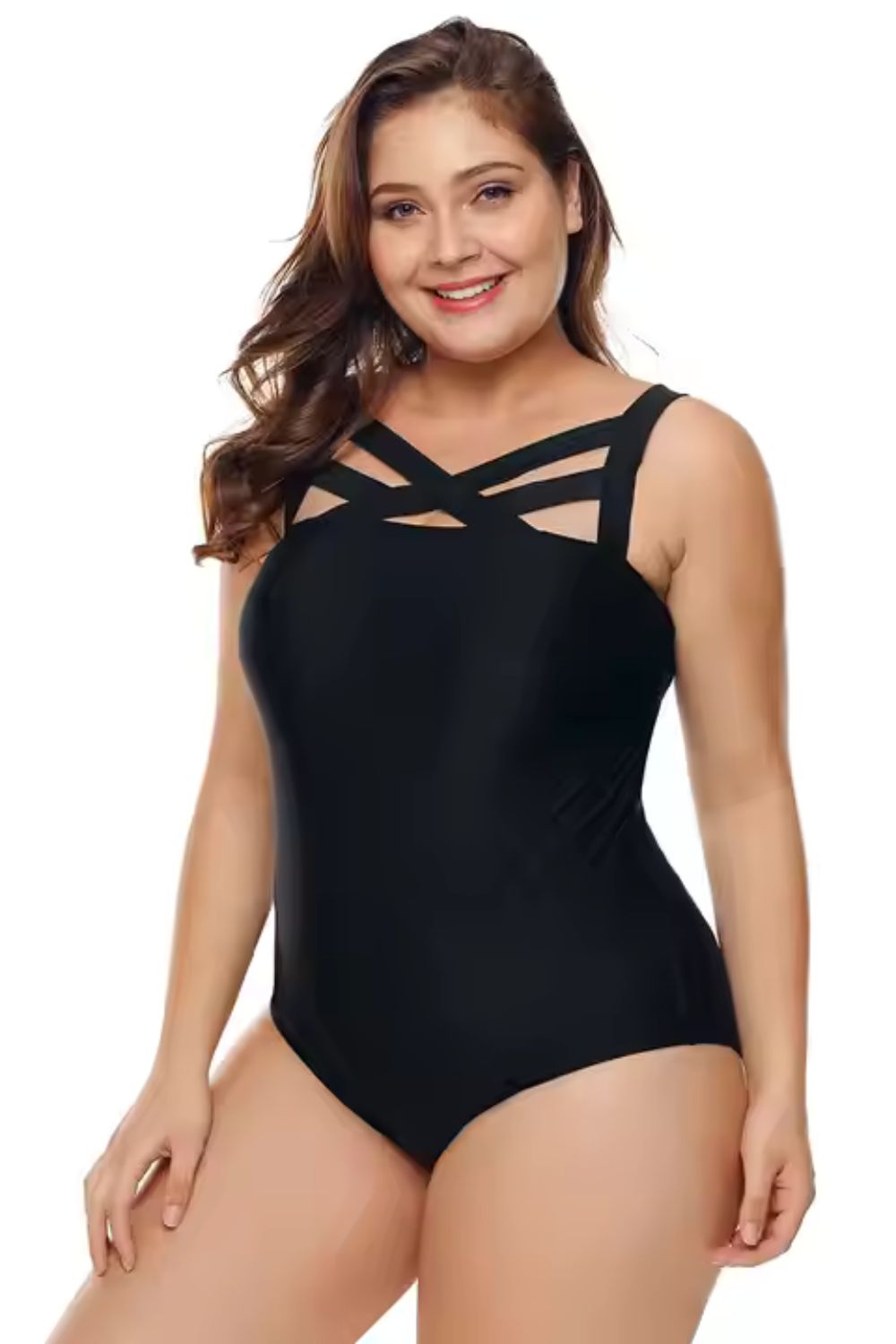 Stylish full coverage swimsuit