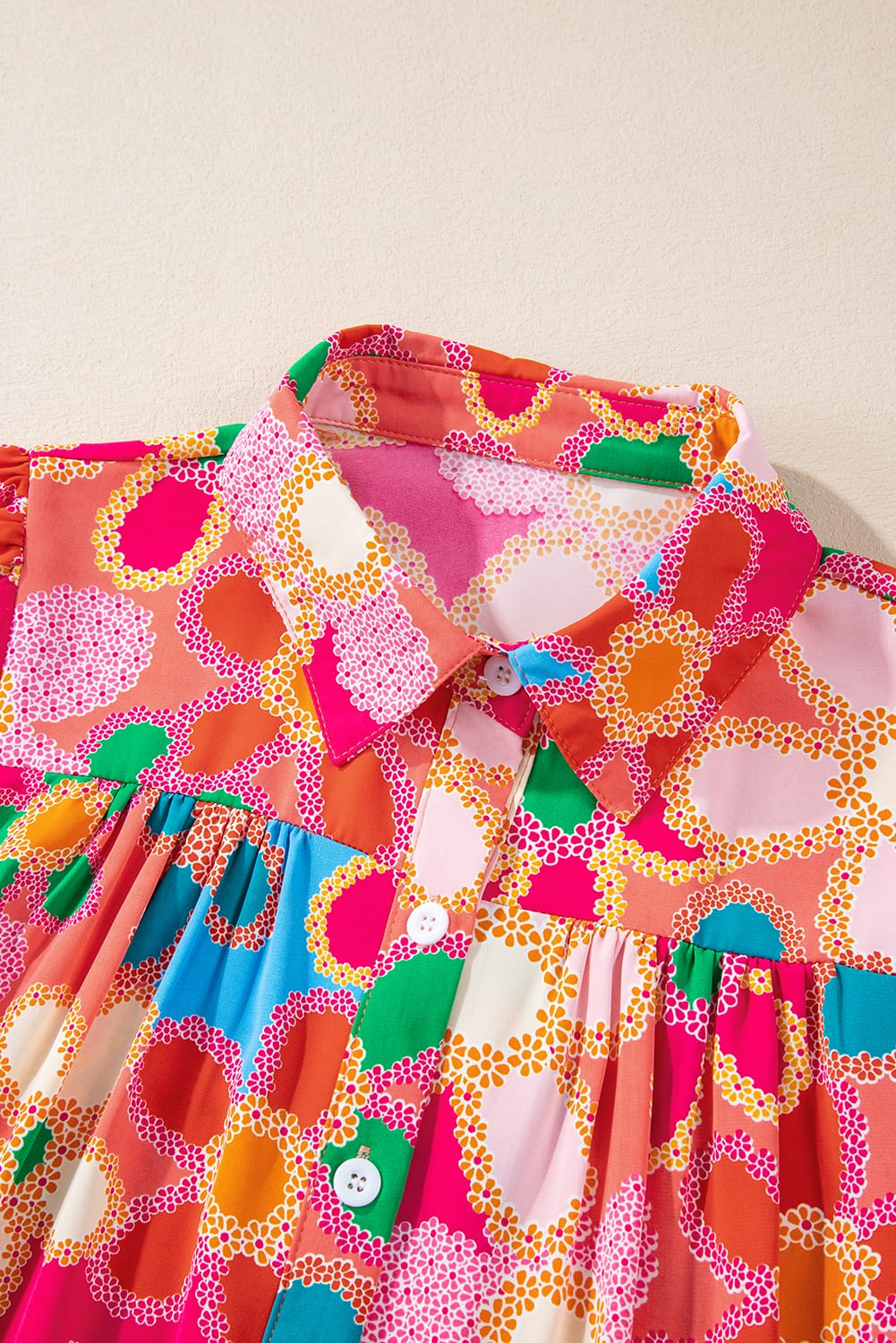 Long sleeve floral shirt