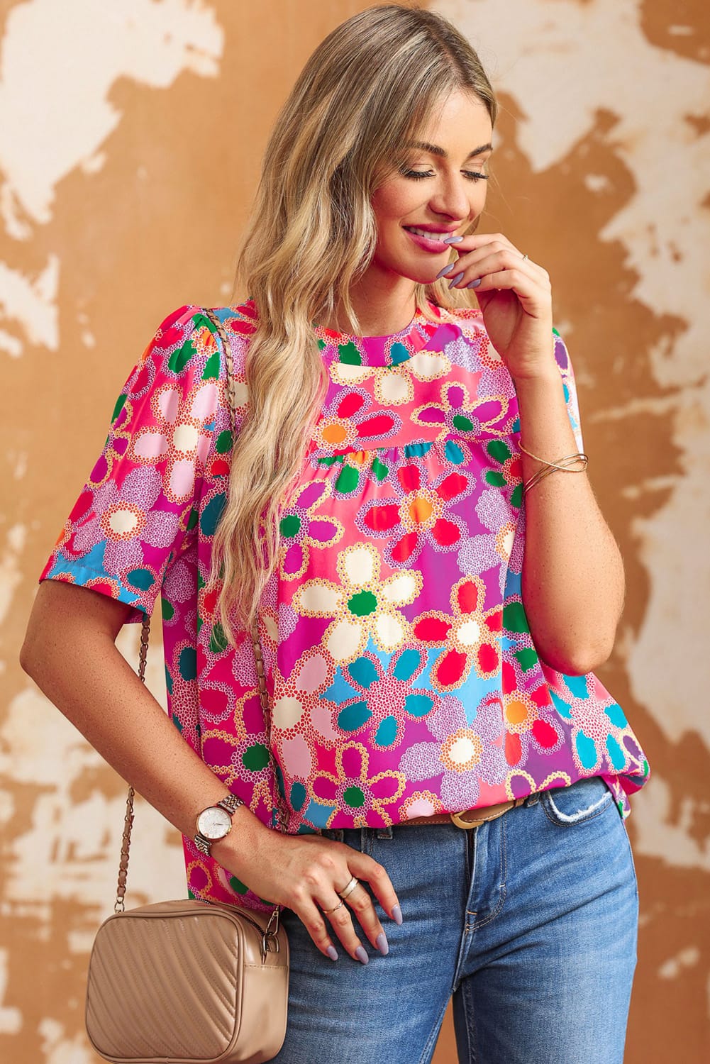 floral print top for women