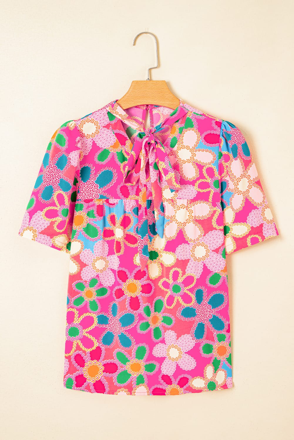 Hailey Floral V Neck Top