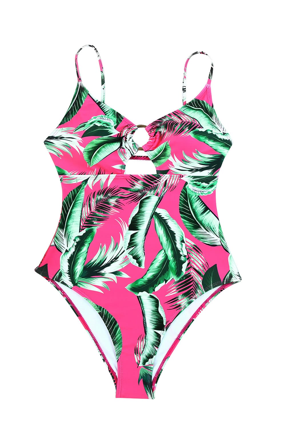 palm print swimwear