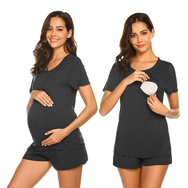 Kathryn Maternity Nursing Nightgown – Loose Sleepwear
