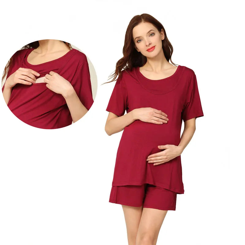 Kathryn Maternity Nursing Nightgown – Loose Sleepwear