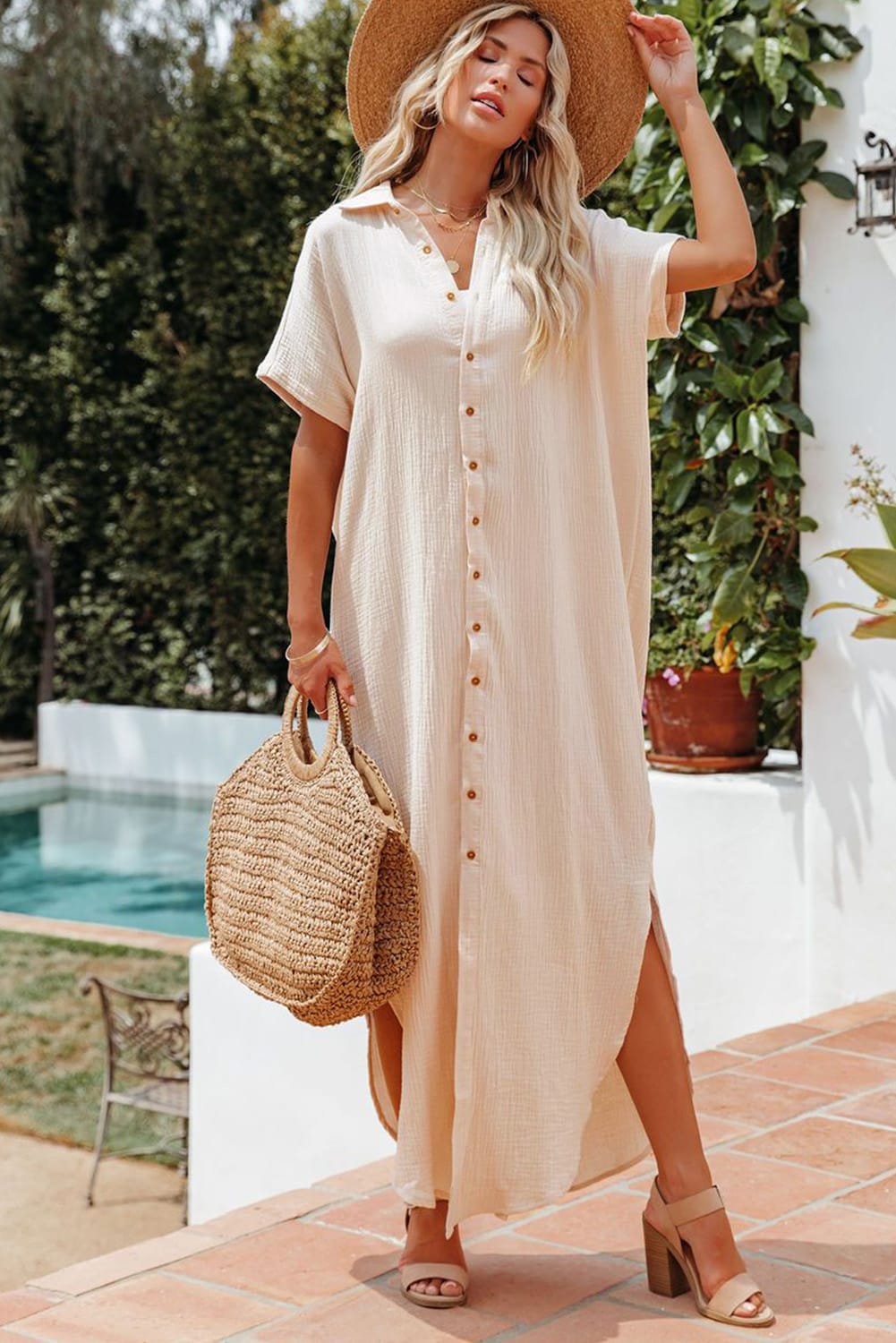 Summer vacation maxi dress