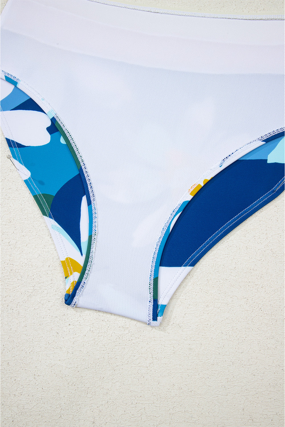 bright floral swimsuit