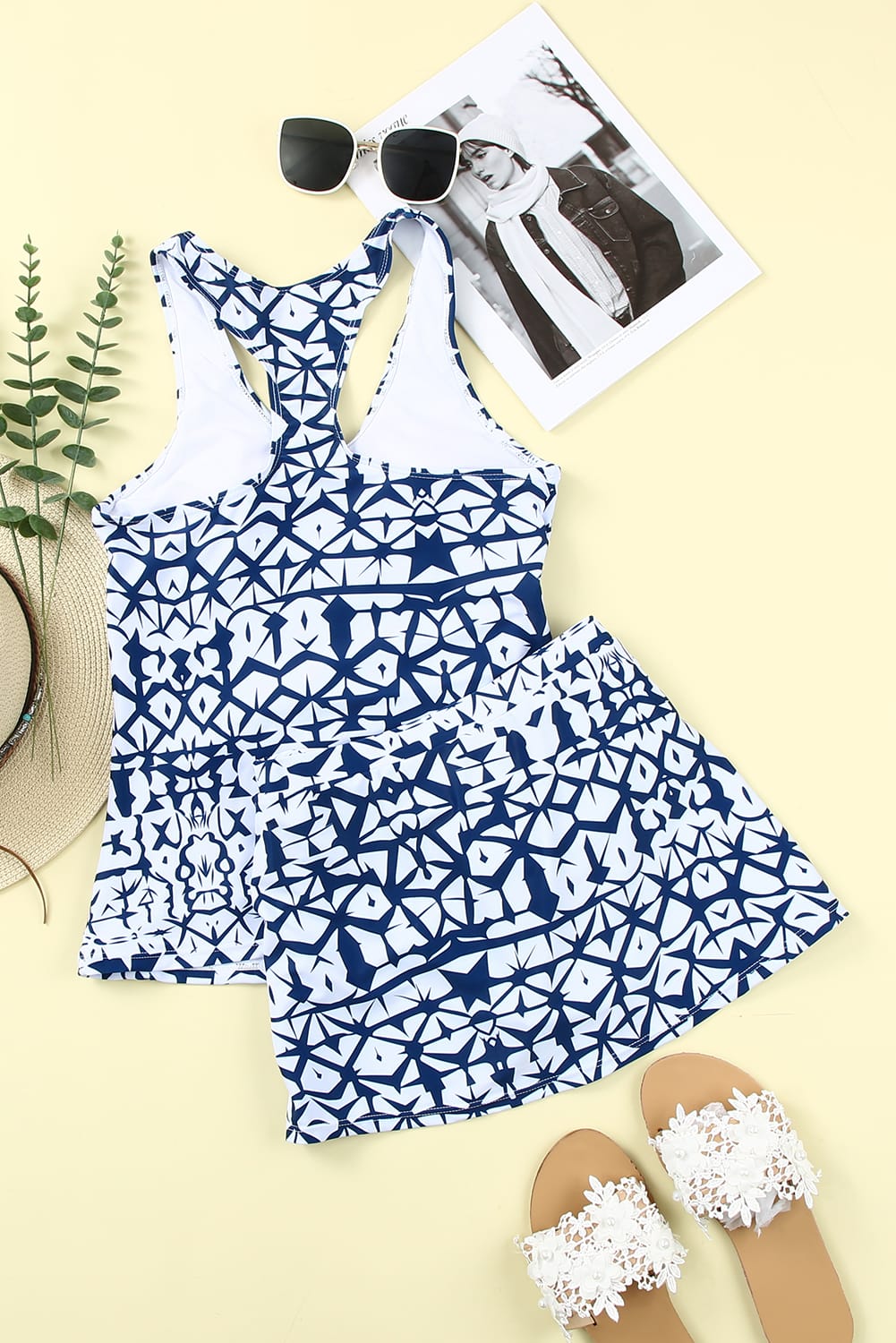 Stretch Fabric Tankini