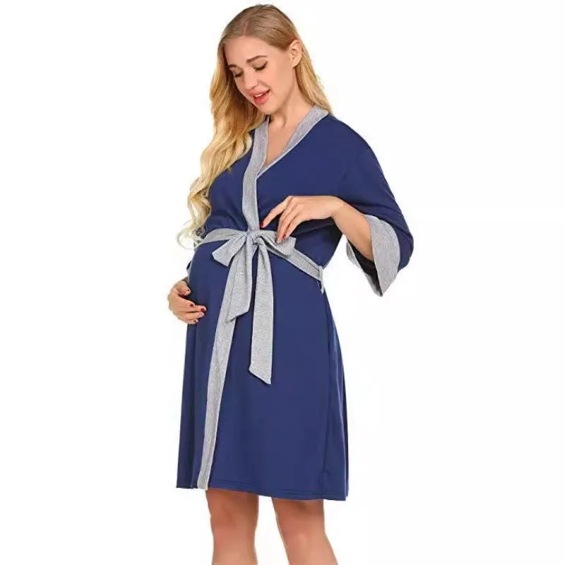 Lorena Maternity Sleepwear - Breathable Nursing Outfit