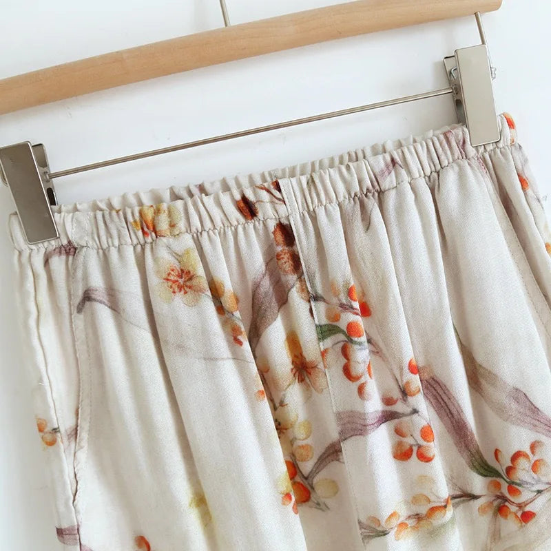 Emelie Bamboo Fiber Pajama Set – Summer Loungewear