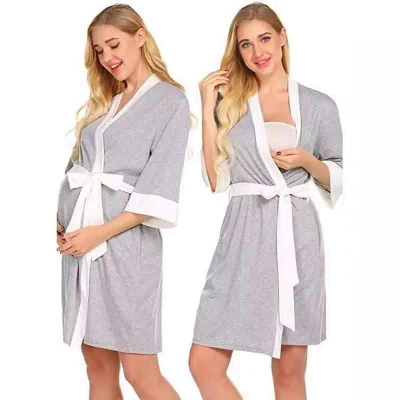 Lorena Maternity Sleepwear - Breathable Nursing Outfit