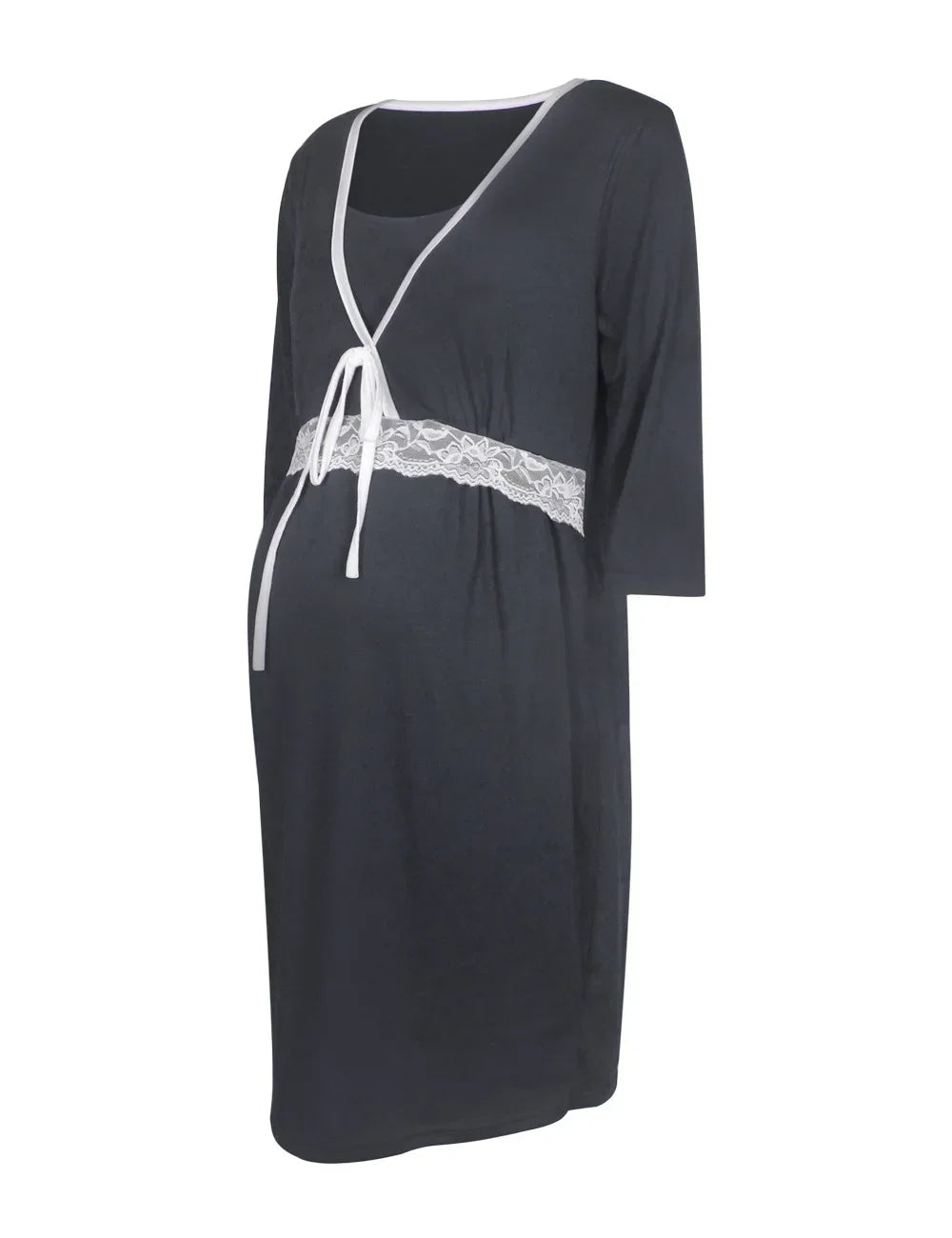 Aurelia Women’s Maternity Nightgown – Cozy Pregnancy Pajamas