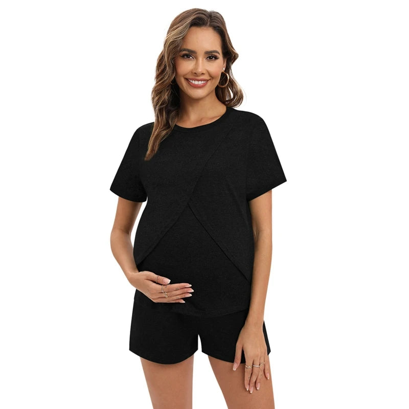 Whitney Maternity Pajama Set - Nursing Sleepwear