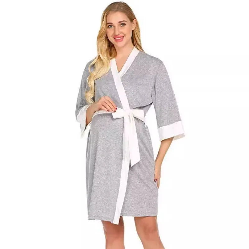 Lorena Maternity Sleepwear - Breathable Nursing Outfit