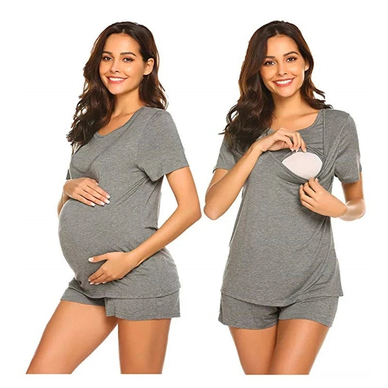 Kathryn Maternity Nursing Nightgown – Loose Sleepwear