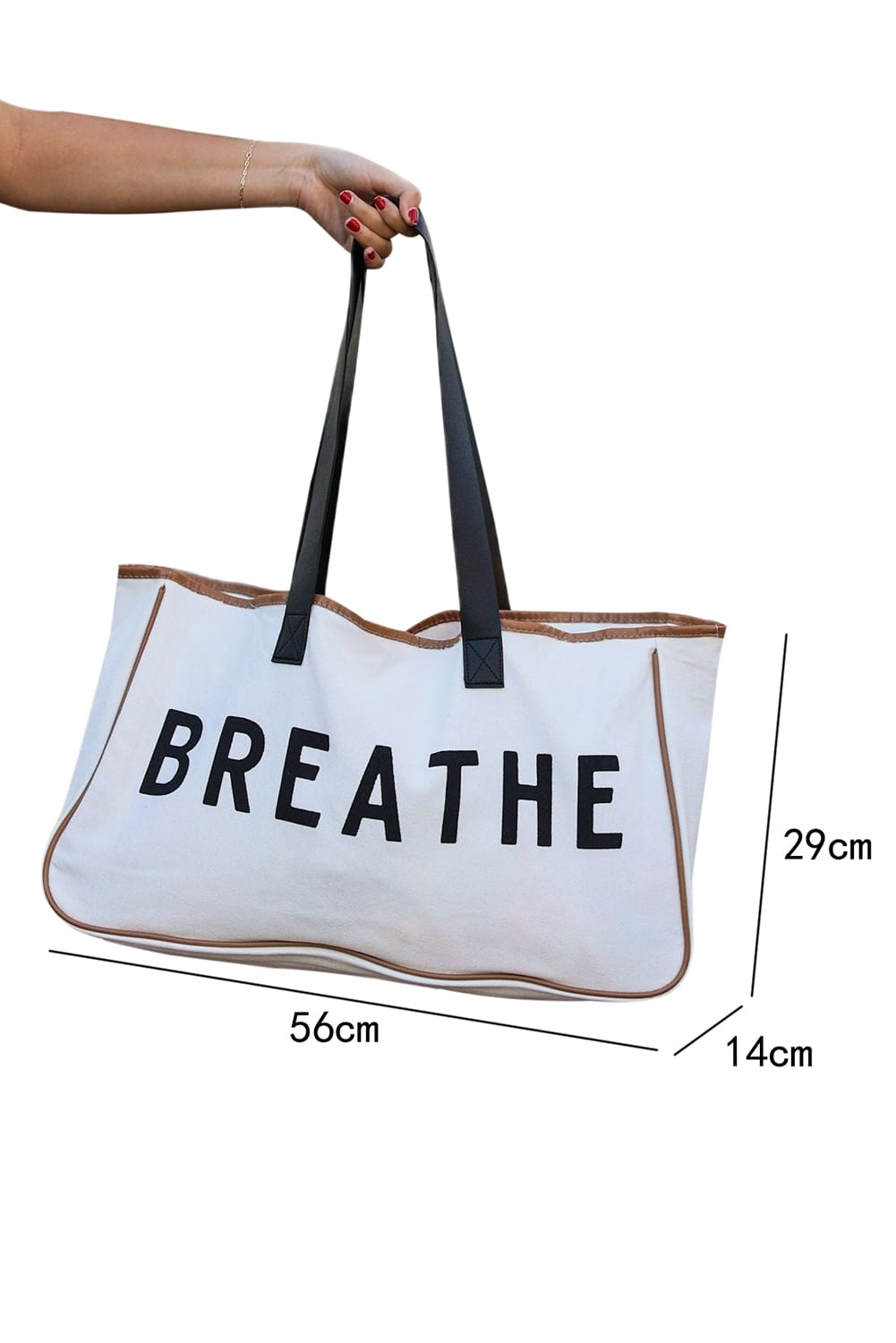 Tote Bag with Black Straps