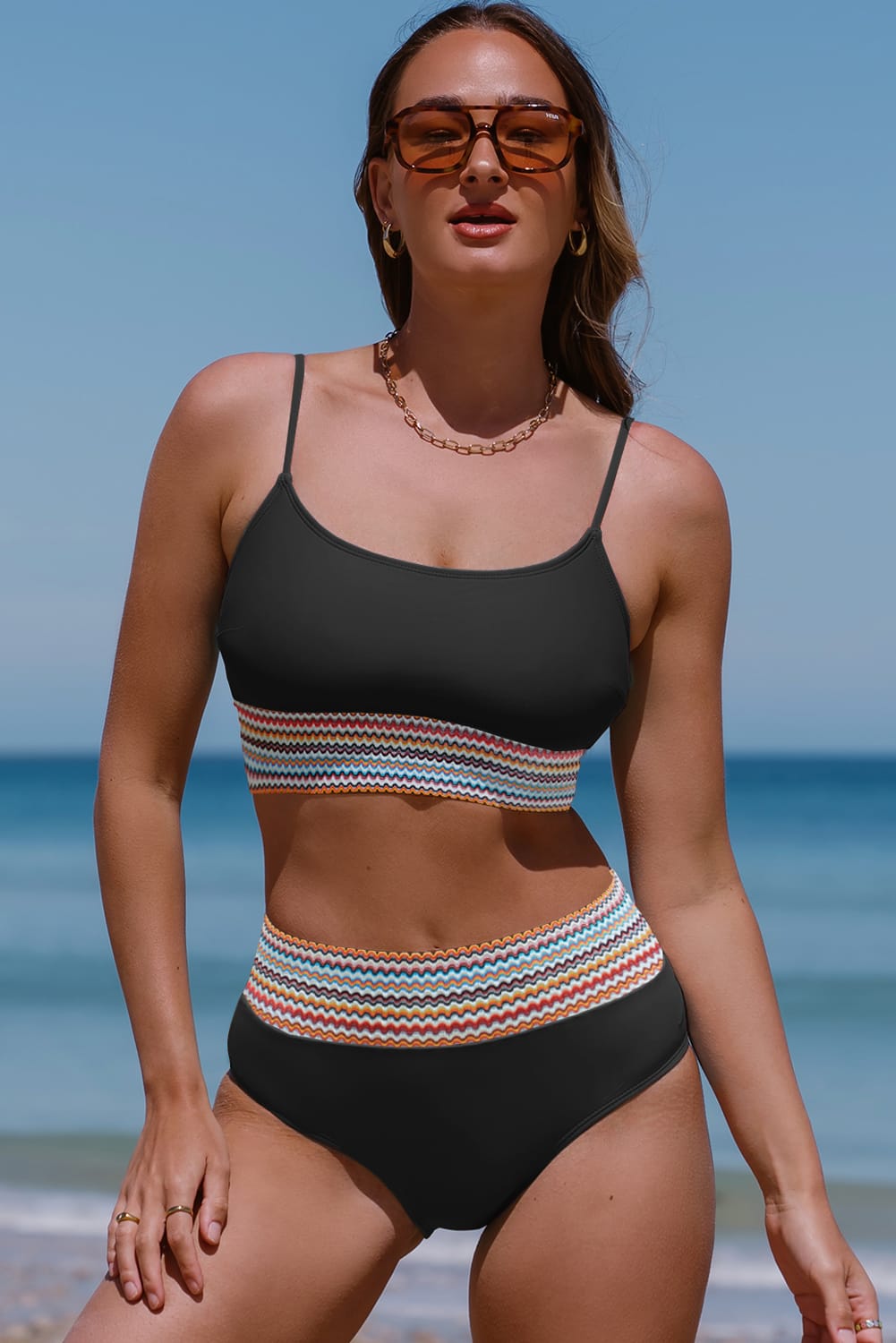 Zoey High Waisted Bikini Set | Summer Beachwear