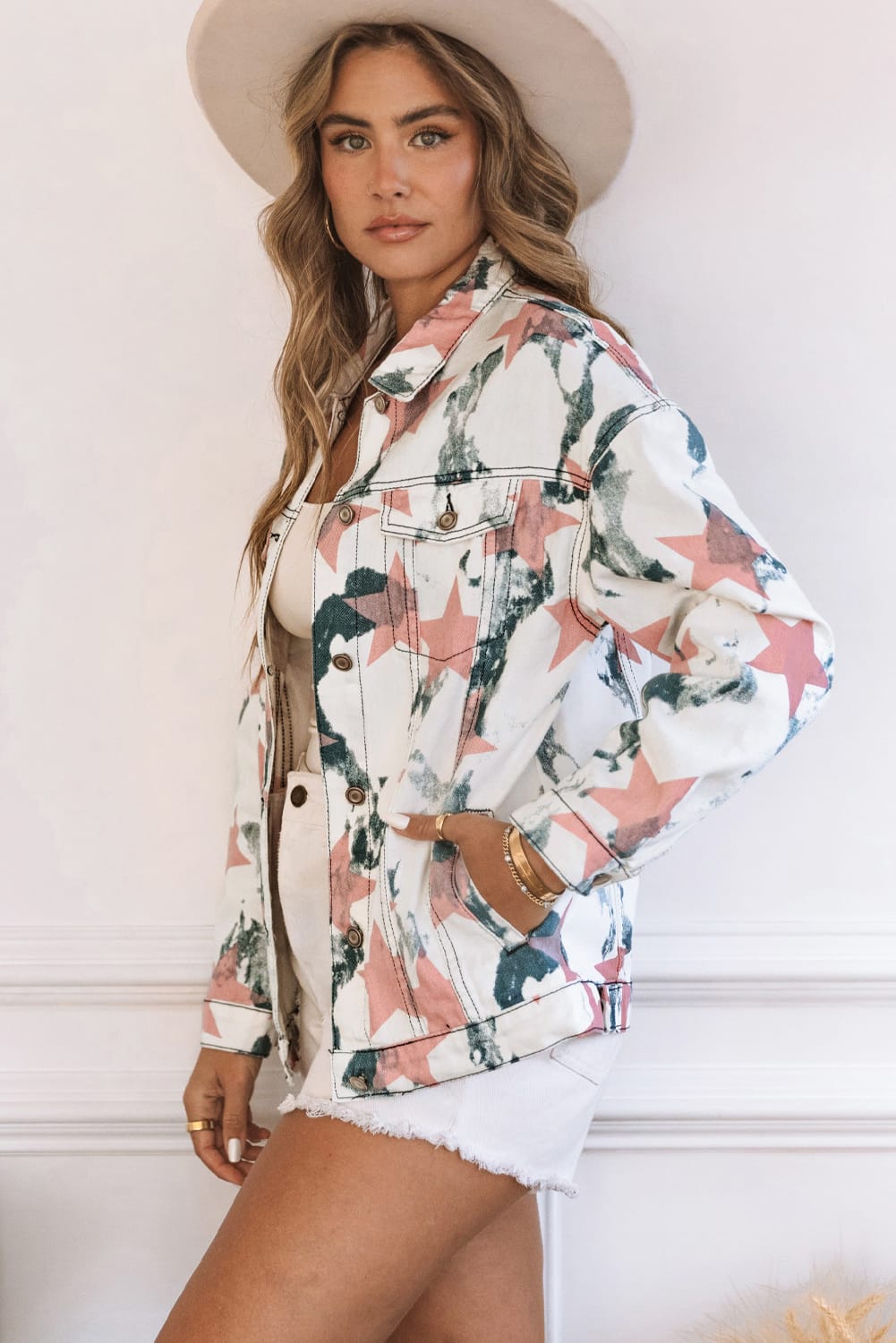 boho denim jacket