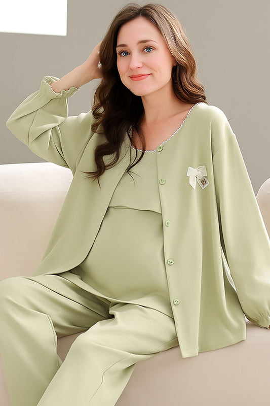 Delilah Maternity Nursing Sleepwear Sets - for Pregnant Women