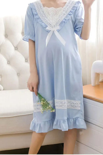 Eli Elegant Maternity Nightdress - Sleepwear & Pajamas for Moms