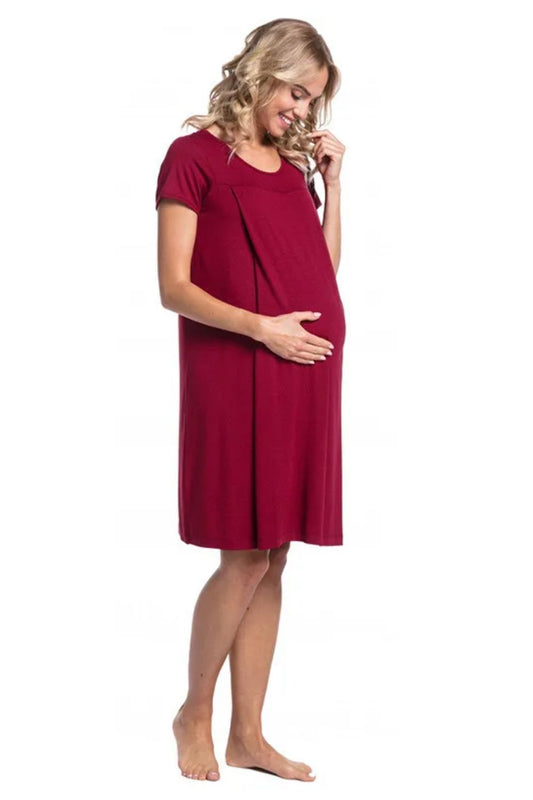 Zafira Maternity Nursing Nightgown – Summer Sleepwear
