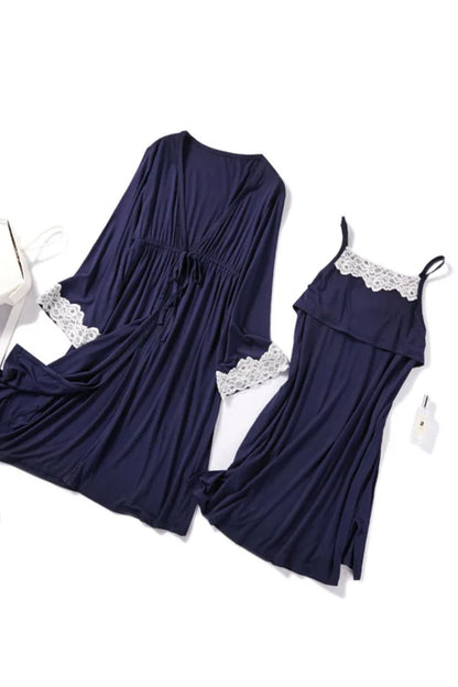 2Pcs Maternity Nursing Pajamas Set – Pregnancy Sleepwear for Moms