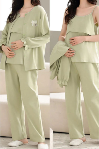Delilah Maternity Nursing Sleepwear Sets - for Pregnant Women