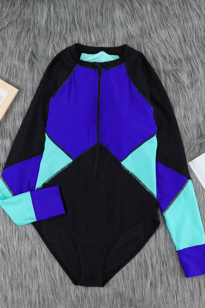 Sporty One Piece Swimsuit

