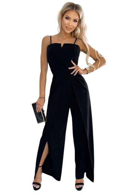 Black overlay jumpsuit

