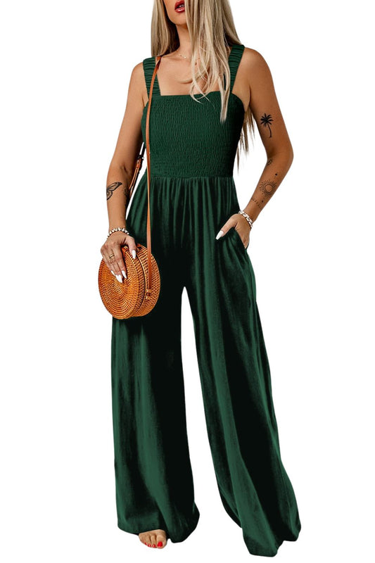 Layla Wide-Leg Jumpsuit | Summer Romper with Pockets