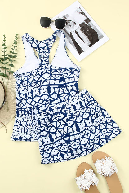 Stretch Fabric Tankini

