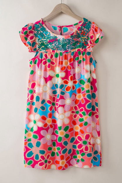 Short floral dress

