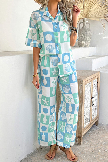 Women's summer two-piece set