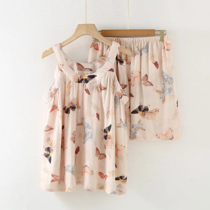 Emelie Bamboo Fiber Pajama Set – Summer Loungewear
