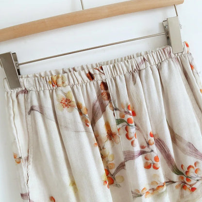Emelie Bamboo Fiber Pajama Set – Summer Loungewear