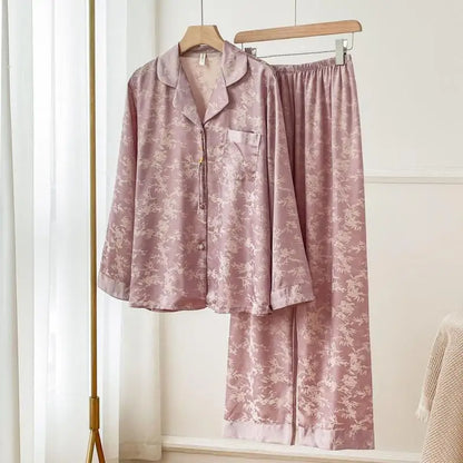 Paula Bamboo Pajamas Set – Silk Nightwear for Women